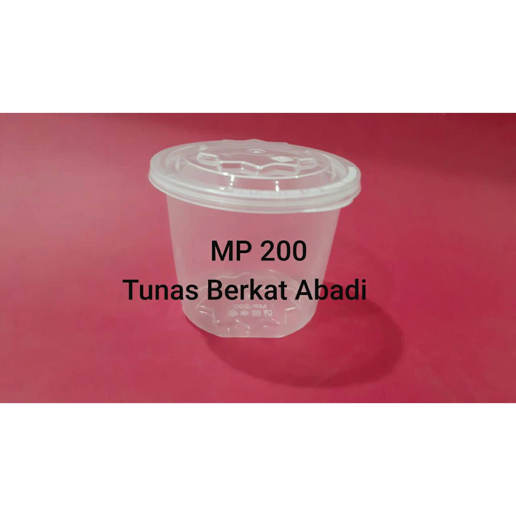 Thinwall MP-200 / Kotak Tempat Puding, Sambal @25 Pcs