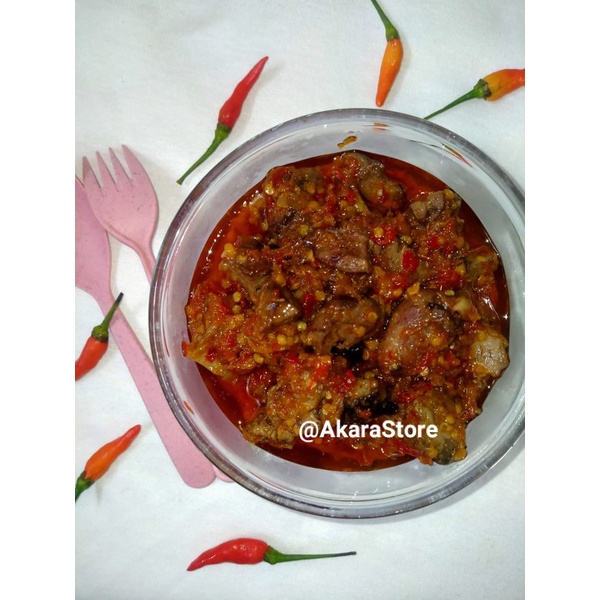 

SAMBAL HATI AYAM FULL ISI 150GR SAMBAL PEDAS MANTUL