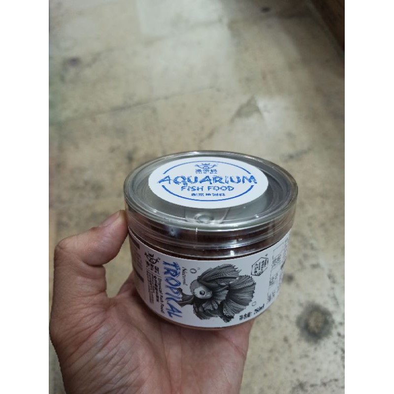 TROPICAL NATURAL 260 ML PELET CUPANG PREMIUM IMPORT PENGGANTI NRD 5 /8