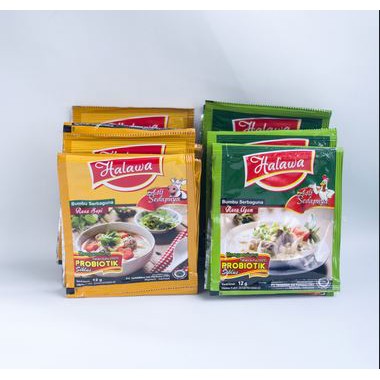 HALAWA bumbu masak Probiotik Siklus 12 gram NON MSG