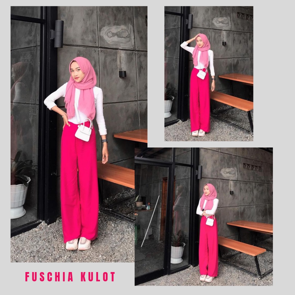 Camella Kulot PUSCHIA | Kulot | Celana Kulot | Celana Kulot Wanita | Celana Kulot Highwaist | Highwa