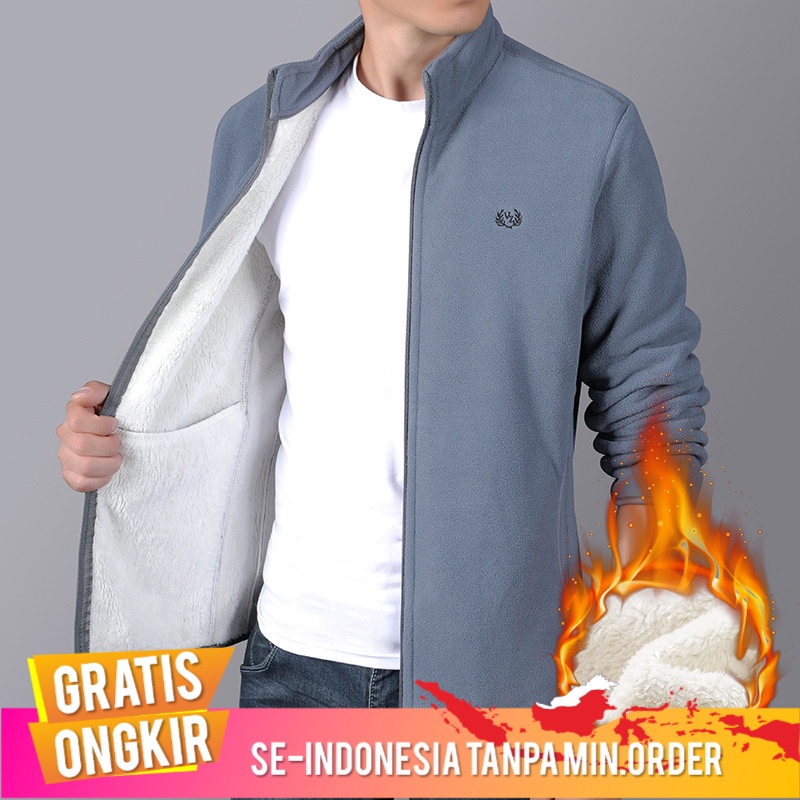 Outerwear Pria Pria Fleece Mantel  Kutub Bulu Bulu Jaket Mantel Pria Bulu Pria  Wanita  Sama  Kapas 