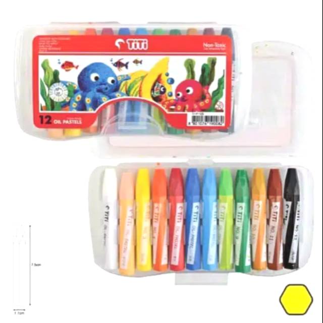 

Crayon titi / JOYKO 12 warna