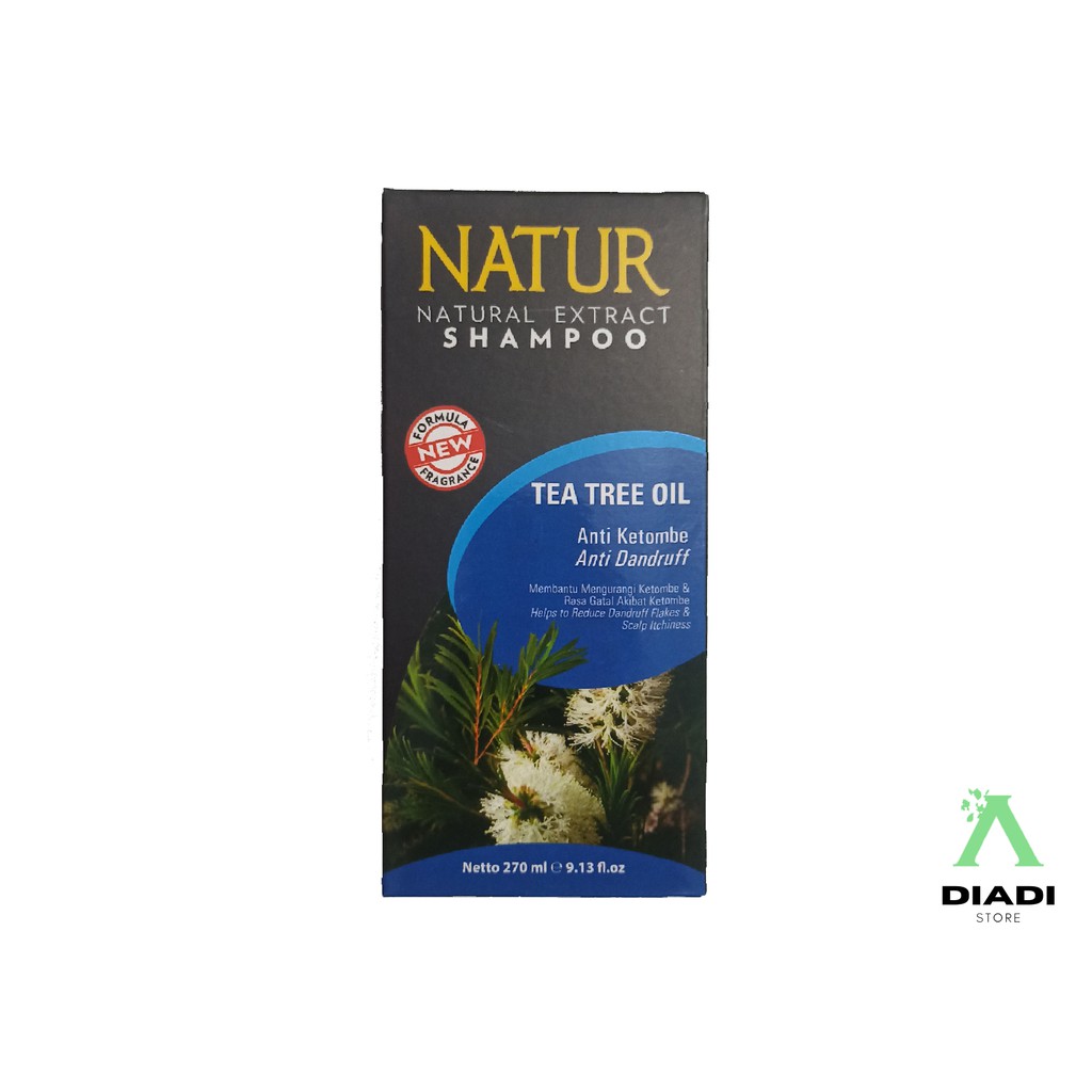 NATUR Shampoo Tea Tree Oil 270ml - shampoo tea tree oil