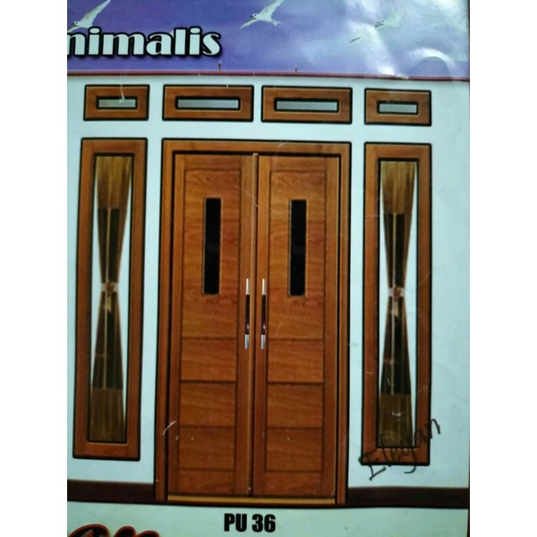 Jual Kusen Pintu Utama Daun Pintu Doble Shopee Indonesia