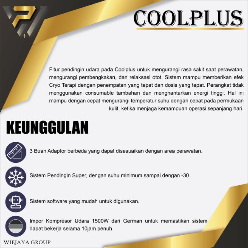 Alat Kecantikan Pendingin Kulit Coolplus Cooling Skin Laser IPL RF Original Garansi
