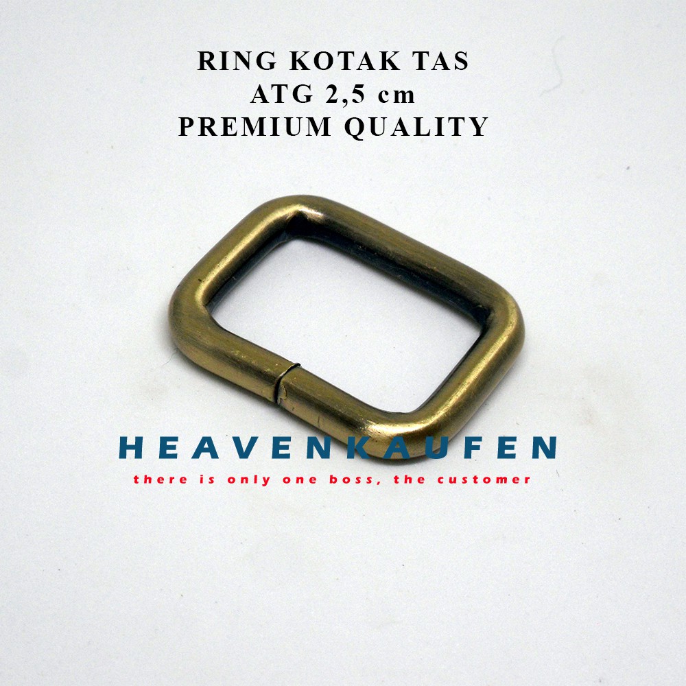 Ring Kotak Tas 2,5 cm ATG Kualitas Premium Tebal 5 mm Bagus