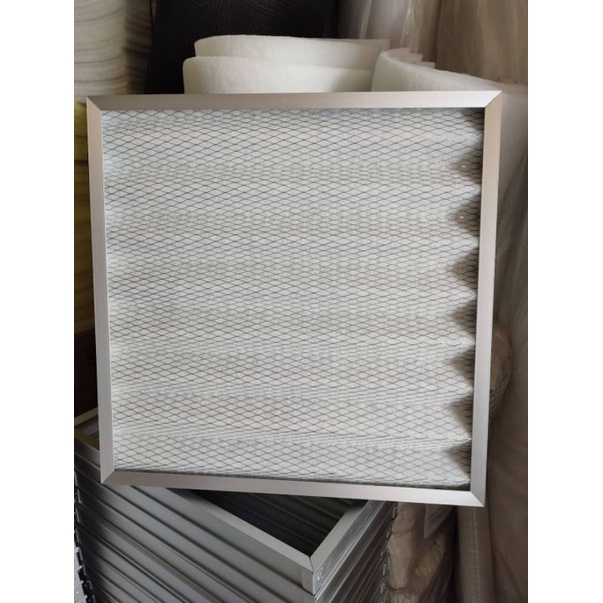 Pre Filter AHU frame aluminium model gelombang