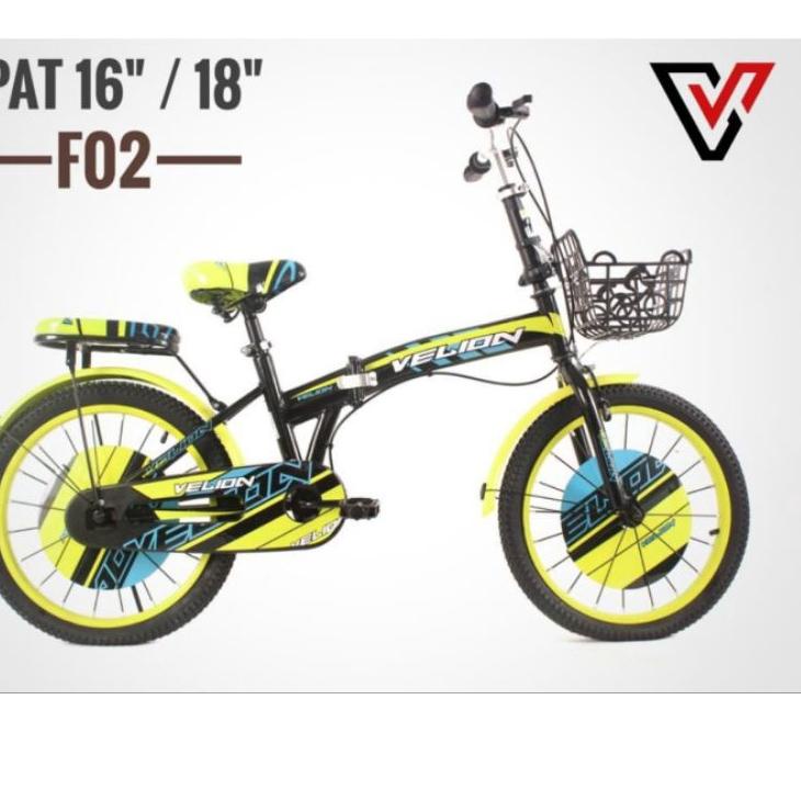 [KODE PRODUK SRTLF6146] Sepeda lipat anak inter bike 16 dan 18 inch interbike X Velion