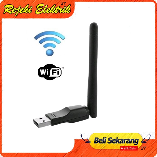 Dongle USB WIFI Adapter Welhome WFD-01 / Noise MT-7601 - Receiver Set Top Box - Dongle antena WIFI internet