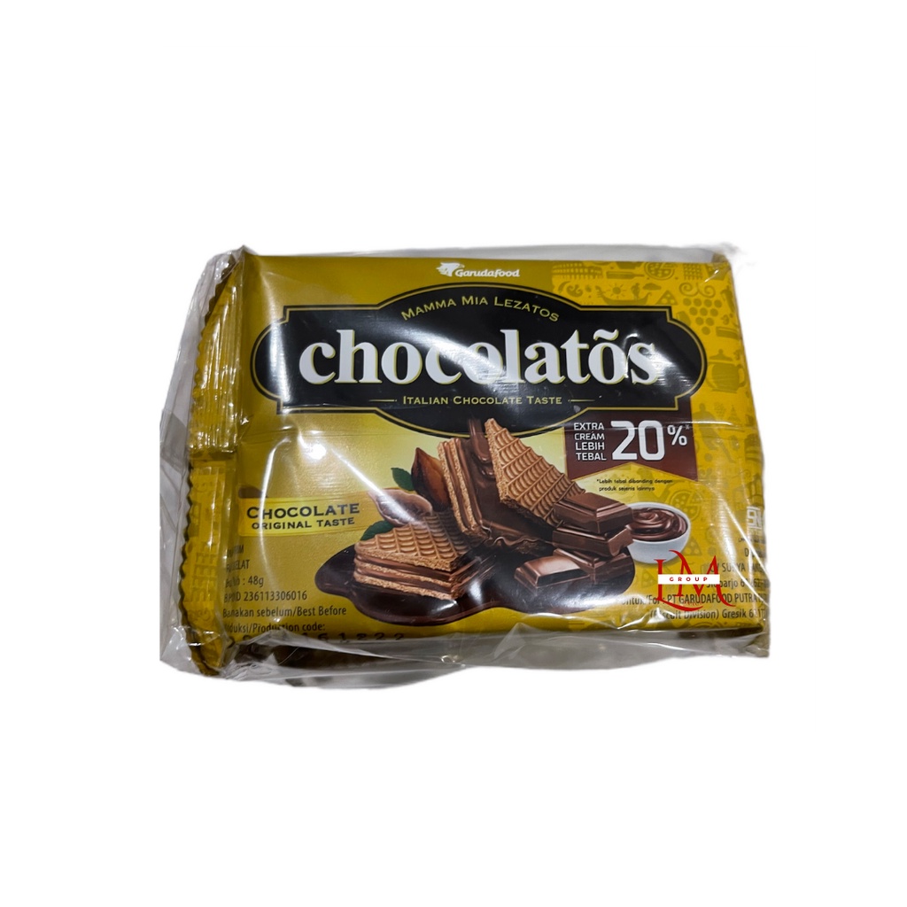 

Gery Chocolatos Wafer Cream Grande 2000 1 Pack isi 10 Pcs @48gr