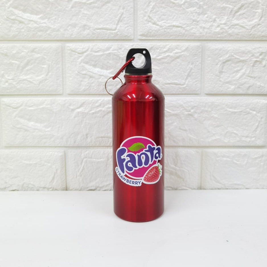 Botol Minum Printing Unik Motif Minuman │ Tumbler Printing Unik-Motif Fanta Stawberr
