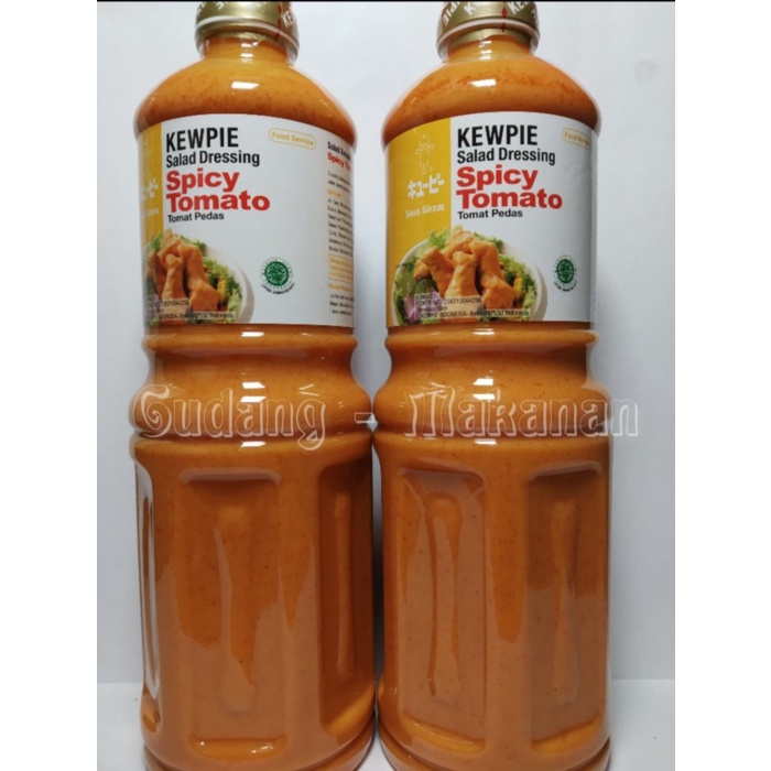 

Kewpie Salad Dressing Spicy Tomato 1 Liter - Pack Standard