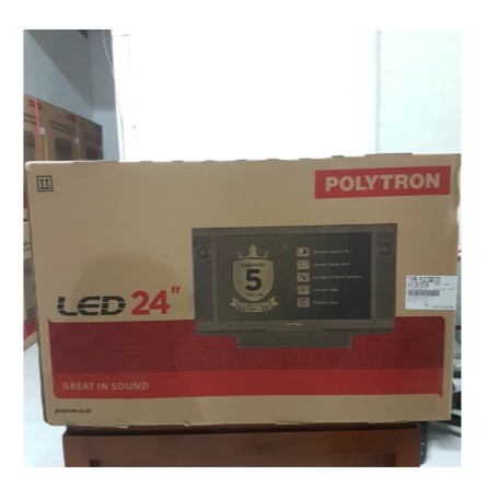 Polytron LED TV Semi Tabung 24&quot; 24D123 Garansi 5 Tahun