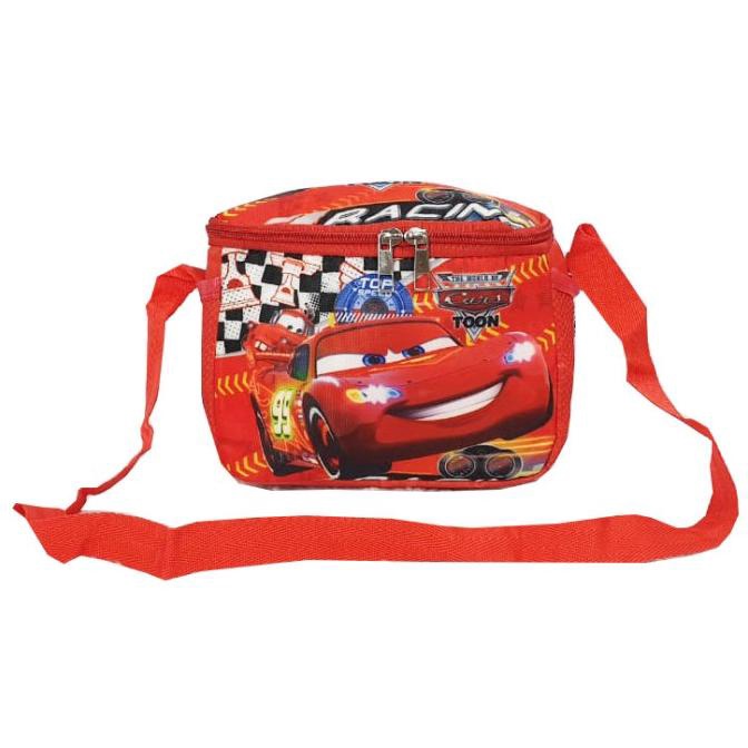 Promo Tas Anak Sekolah Tk Laki Laki Mobil Cars Soft Timbul + Tas Bekal