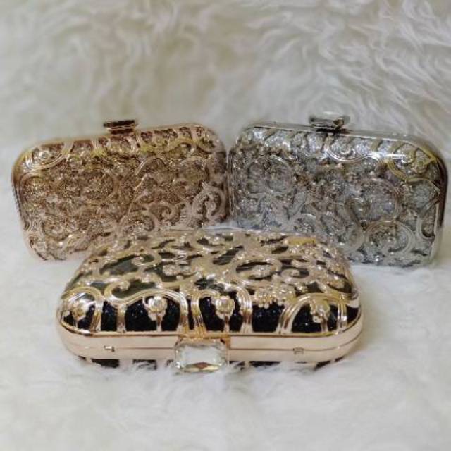 PREMIUM CLUTCH METAL 20015 / TAS PESTA / TAS KONDANGAN SERI METAL