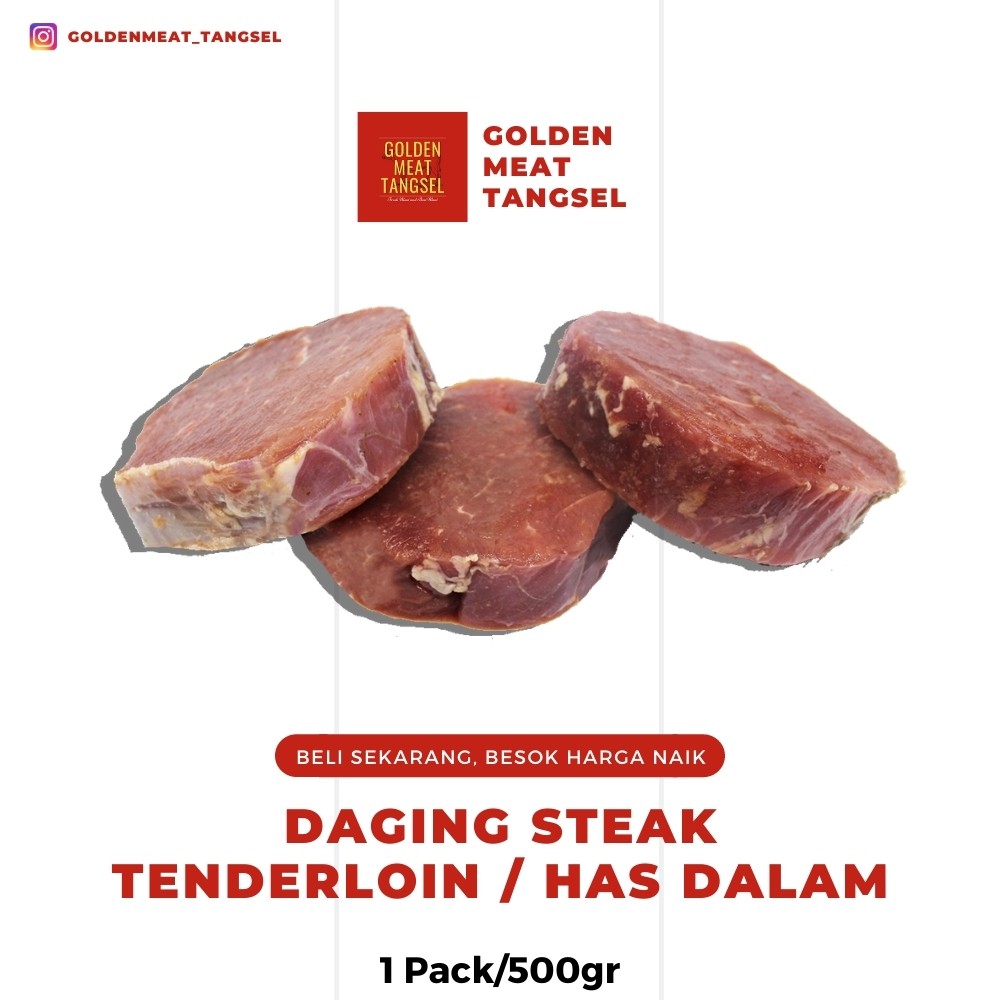 

Tenderloin / Has Dalam / Steak - Daging sapi Berkualitas & Fresh - Tangsel