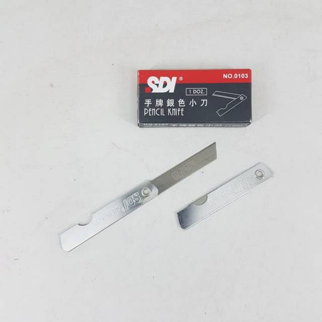 

silet lipat stainless / cutter lipat mini / pisau lipat murah PER PCS