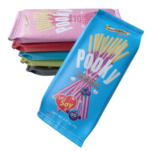 Kotak Pensil Motif Pooky Tempat Pensil-BIRU