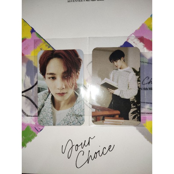 Benefit Mecima SEVENTEEN Your Choice photocard Jeonghan Hoshi
