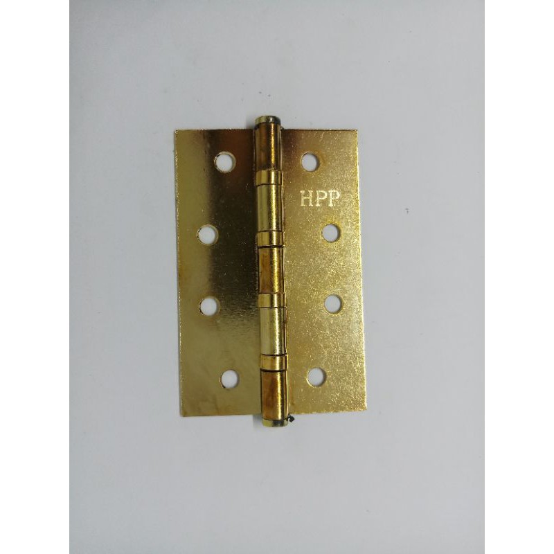 Engsel Plat 4Inch PUTIH dan KUNING / Engsel Jendela