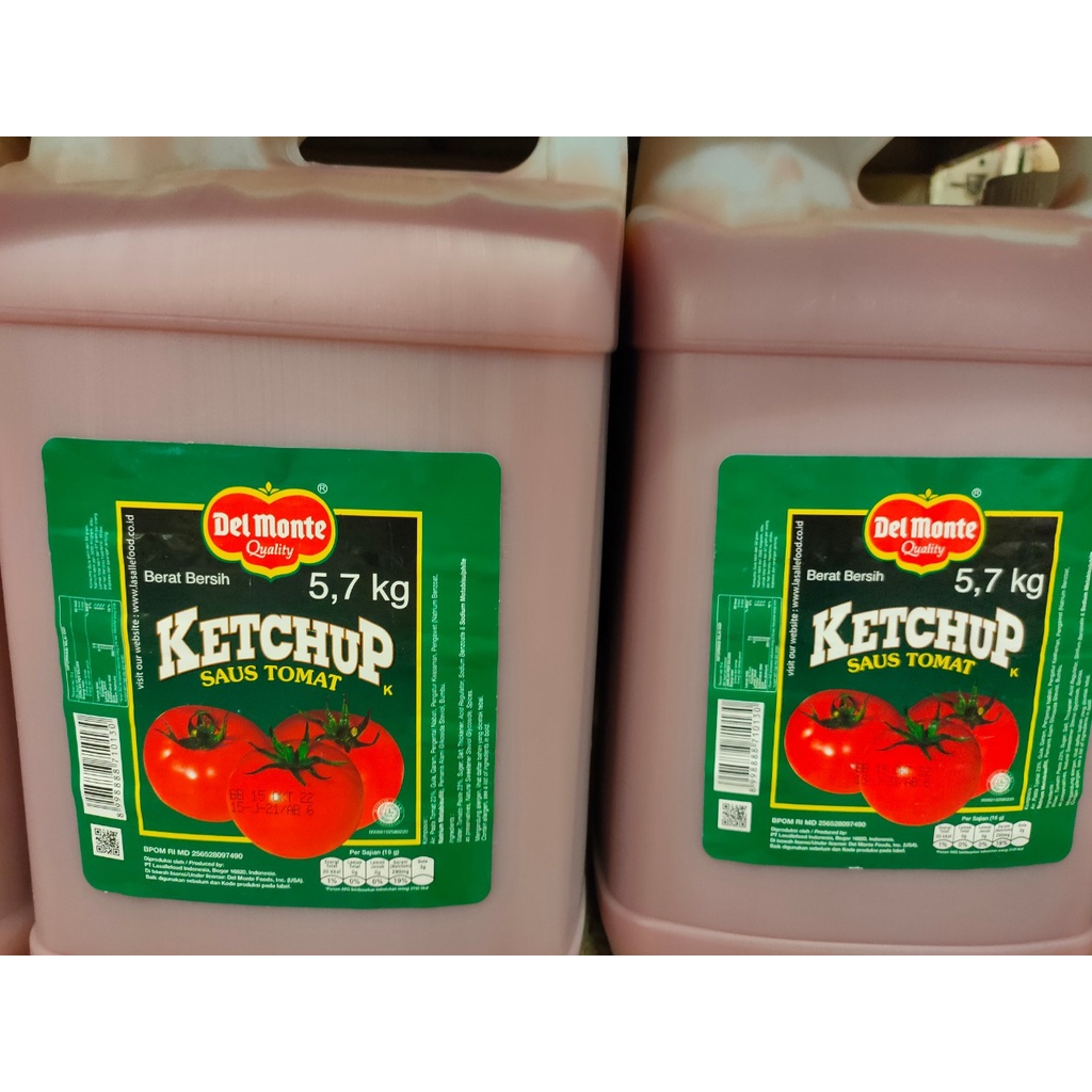 

DEL MONTE SAOS TOMAT JERIGEN 5,7KG/SAUS NASI GORENG