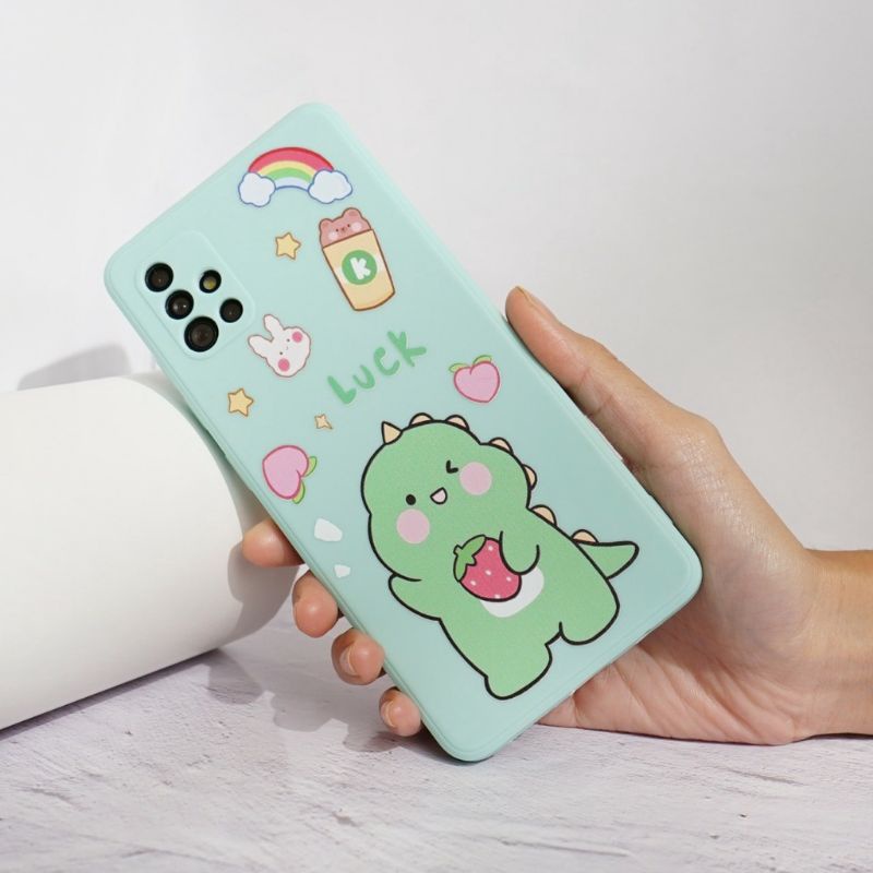 Bara 1 | Case Kartun Softcase Macaron For All Type SAMSUNG A02 A02s A03 A03s A10 A10s A11/M11 A12/M12 A13 A20/A30 A20s A21 A22 A23 A31 A32 A33 A50/A30s/A50s A51 A52 A53 A71 A72 A73 4G/5G