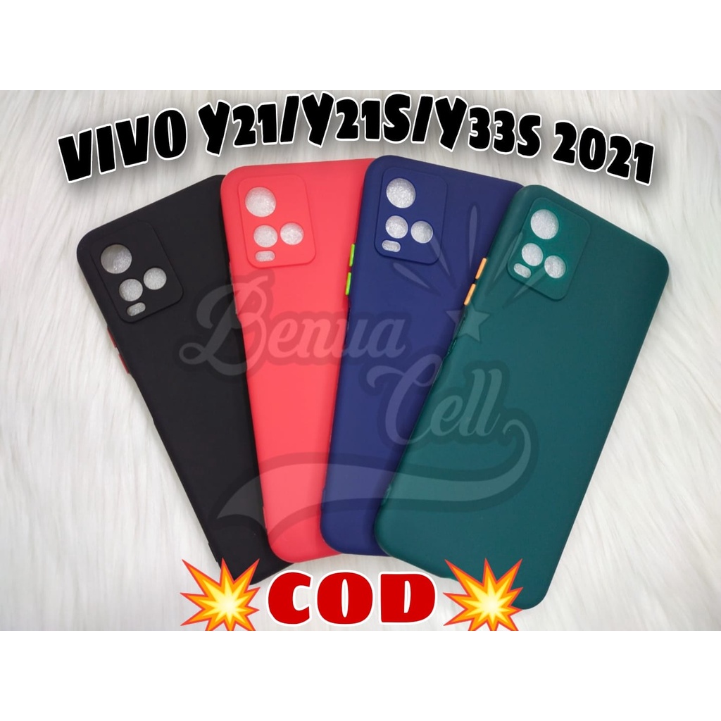 CASE VIVO Y15S -VIVO Y21/Y21S/Y33S 2021 // SOFTCASE PROTECTION MACARON PELINDUNG KAMERA VIVO - BC