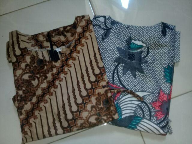 Atasan Batik Dolby Dolbi Dobby Doby Tenun Sutra Tulis Halus Katun Atbm Baron ,sarombit Atasan