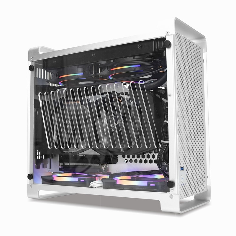 Jual Preorder Metalfish G Plus Water Cooling Mini Itx Case Gaming Computer Cases Support Sfx