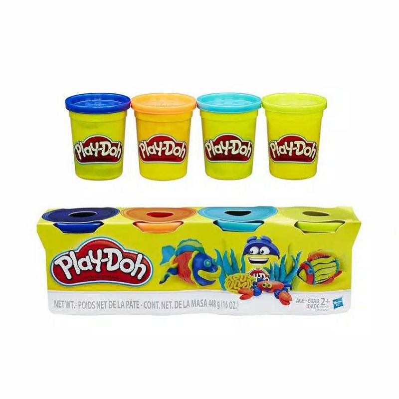 SALE playdoh value pack isi 4 warna 448 gr playdoh playdoh Shopee
