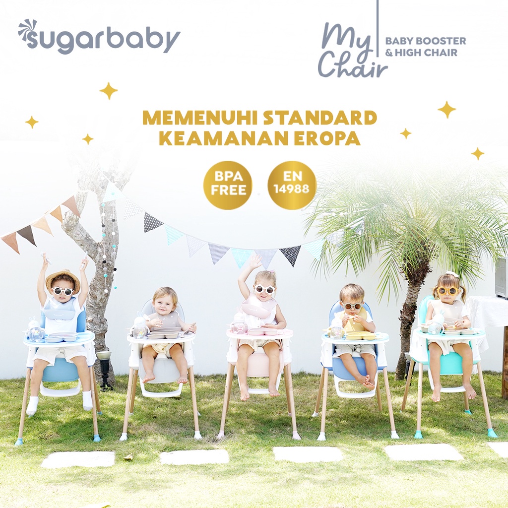 Sugarbaby My Chair Sugar Baby (Baby Booster &amp; High Chair) : 6 Growing Stages Kursi Makan Bayi