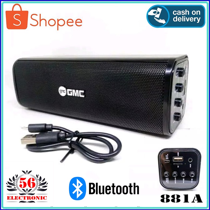 Speaker Bluetooth Portable GMC 881A speaker bluetooth music box suara mantap