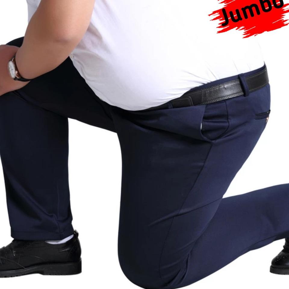 Celana Kantor Jumbo Pria Reguler 39 50 Bahan Twist / Celana Kantor Jumbo Pria Standar / Celana Forma