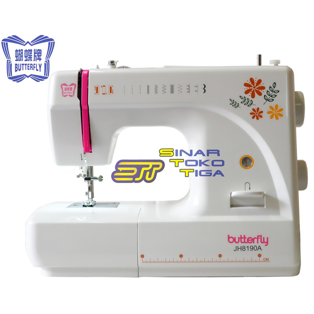 BUTTERFLY JH8190A MESIN JAHIT PORTABLE JH 8190A JH 8190 A JH 8190S JH8190S JH 8190 S
