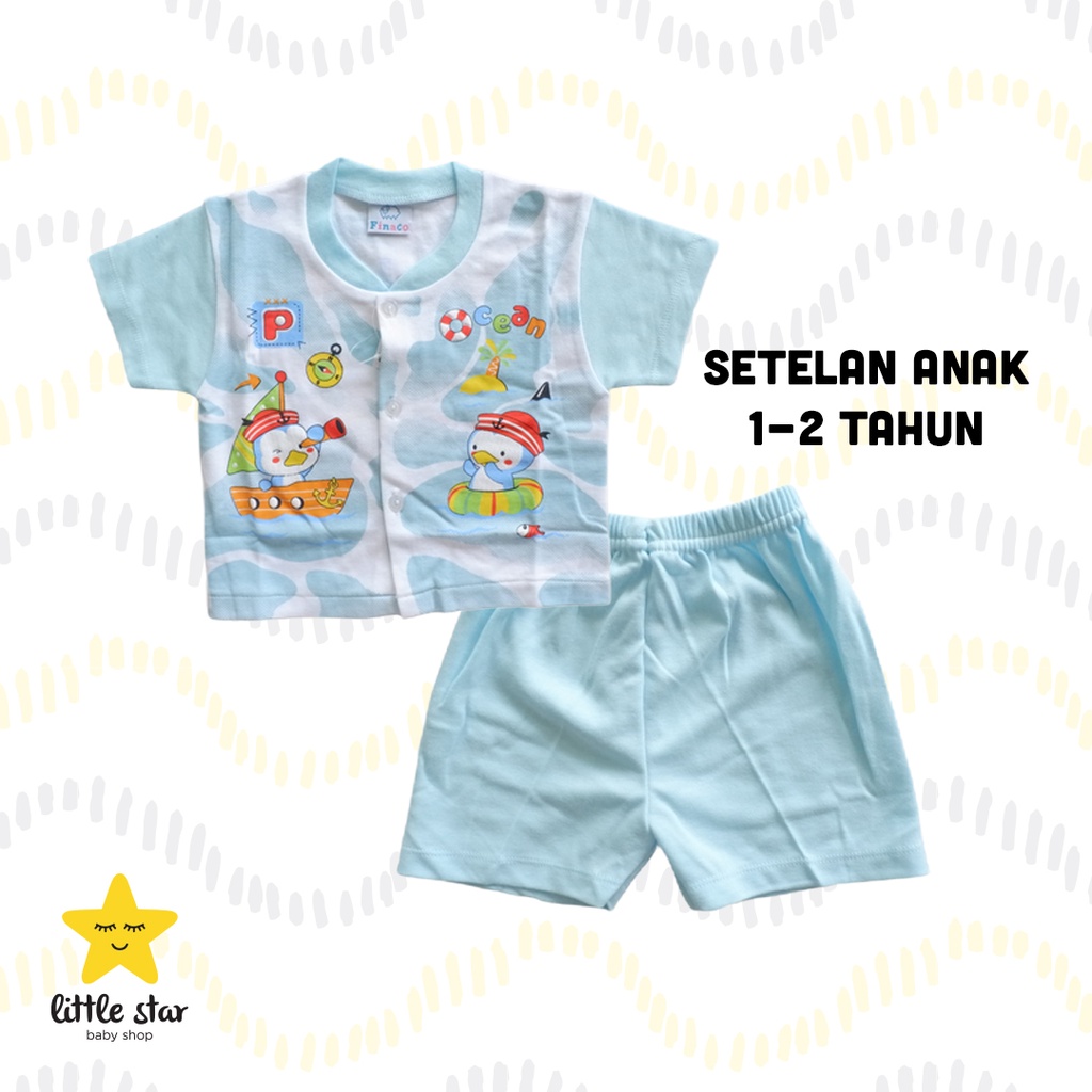 Finaco Setelan Anak Cowok | Setelan Anak Cewek | Set Baju Anak