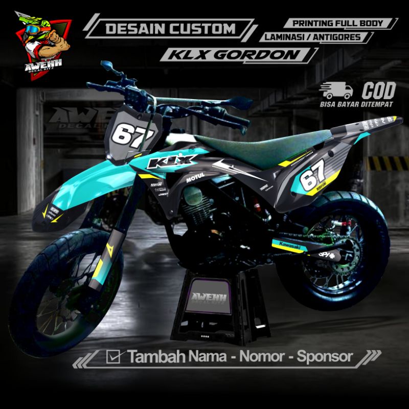 DECAL KLX GORDON - KLX BF - KLX LAMA FULL BODY