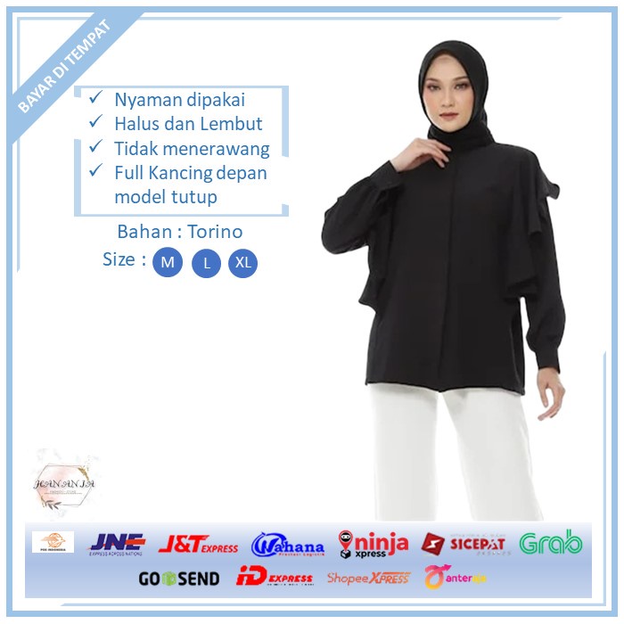baju atasan wanita lengan panjang | atasan remaja wanita kekinian | baju kemeja wanita lengan panjan