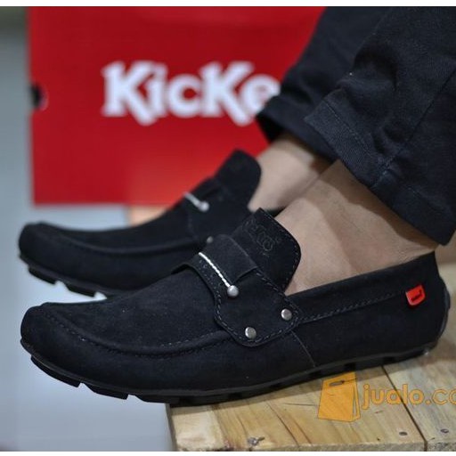 Bisa Cod !! Sepatu Slip On Pria Kickers Papara Murah Sepatu Casual Murah Kuliah Kerja Berkualitas