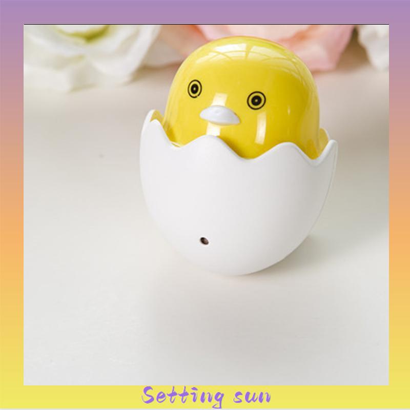 Bebek Kuning Little Happy Bird Cahaya Kontrol Malam Lampu Lampu Leds Hadiah Kreatif TN