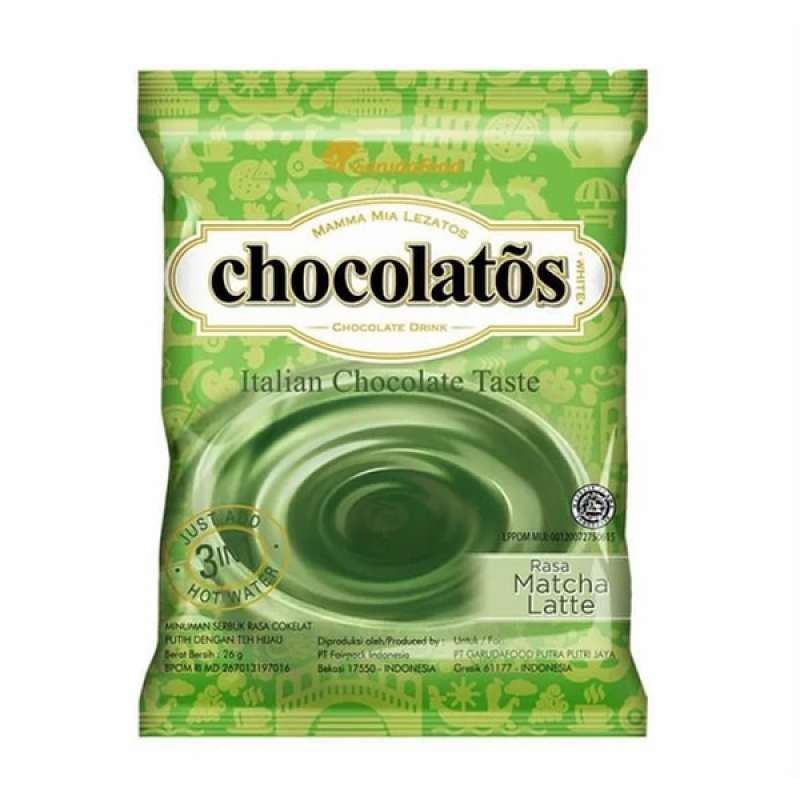 

Chocolatos Matcha Drink Isi 10 sachet