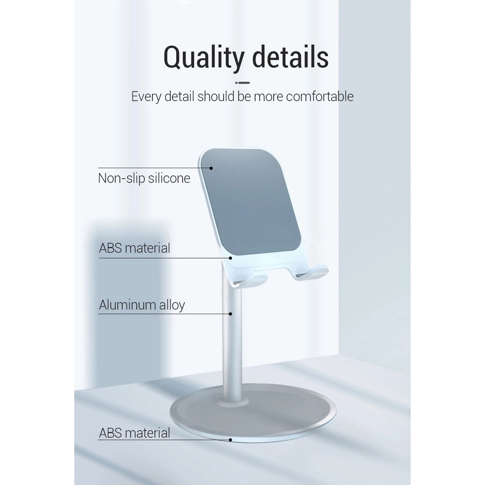 【New Arrival】Universal Adjustable Desktop Phone Stand For Mobile Phone Holder Stand For iPad Tablet Desk Holder