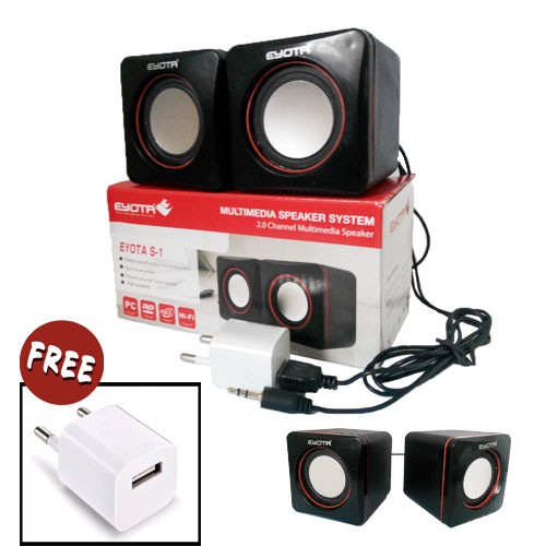 Speaker USB Eyota S1 with volume / Speaker multimedia Eyota S1