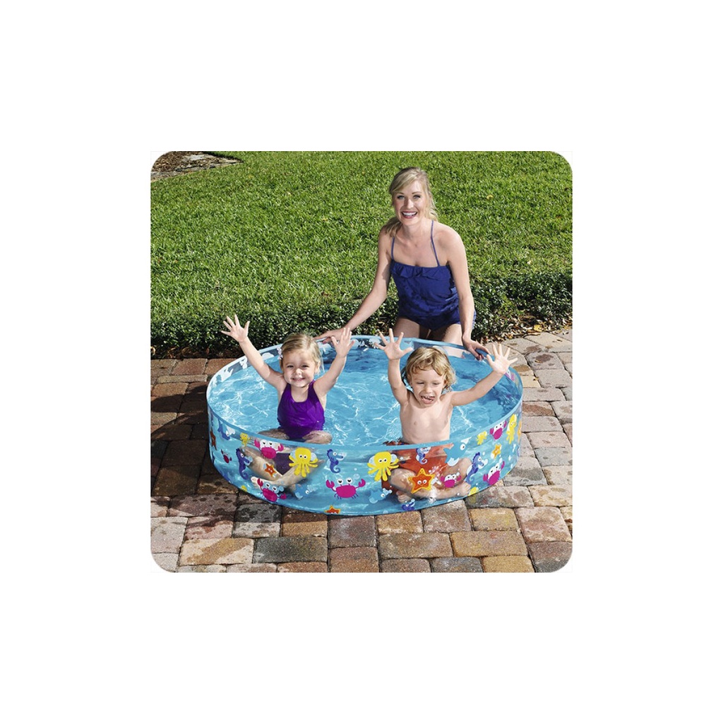BESTWAY 55028 KOLAM TRANSPARAN TANPA DIPOMPA 122CM