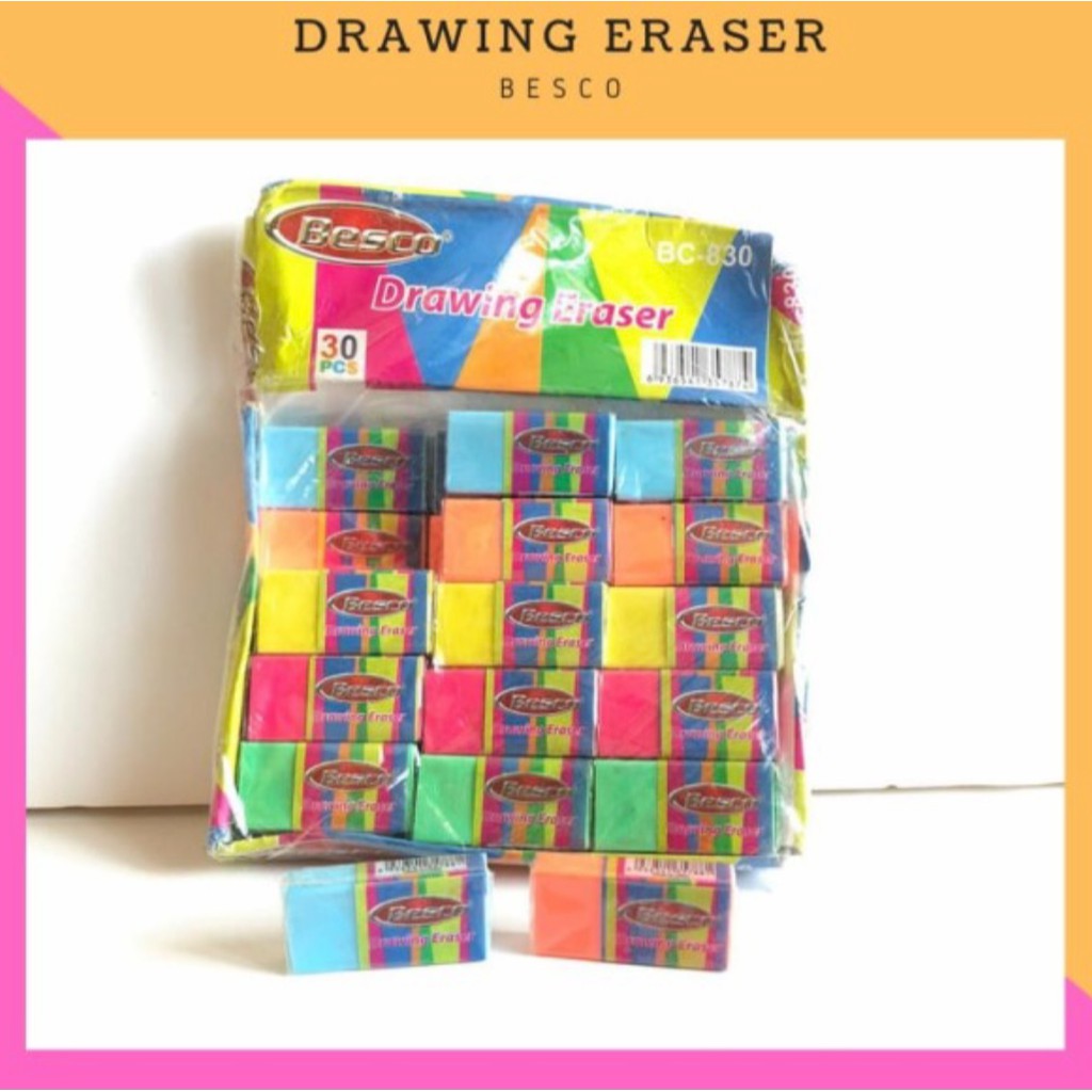 STIP WARNA BESCO KECIL / DRAWING ERASER / PENGHAPUS WARNA