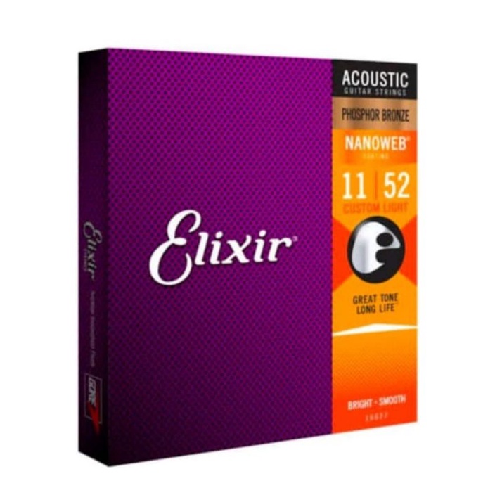 SENAR GITAR ELIXIR ACUSTIK 011 PHOSPHOR