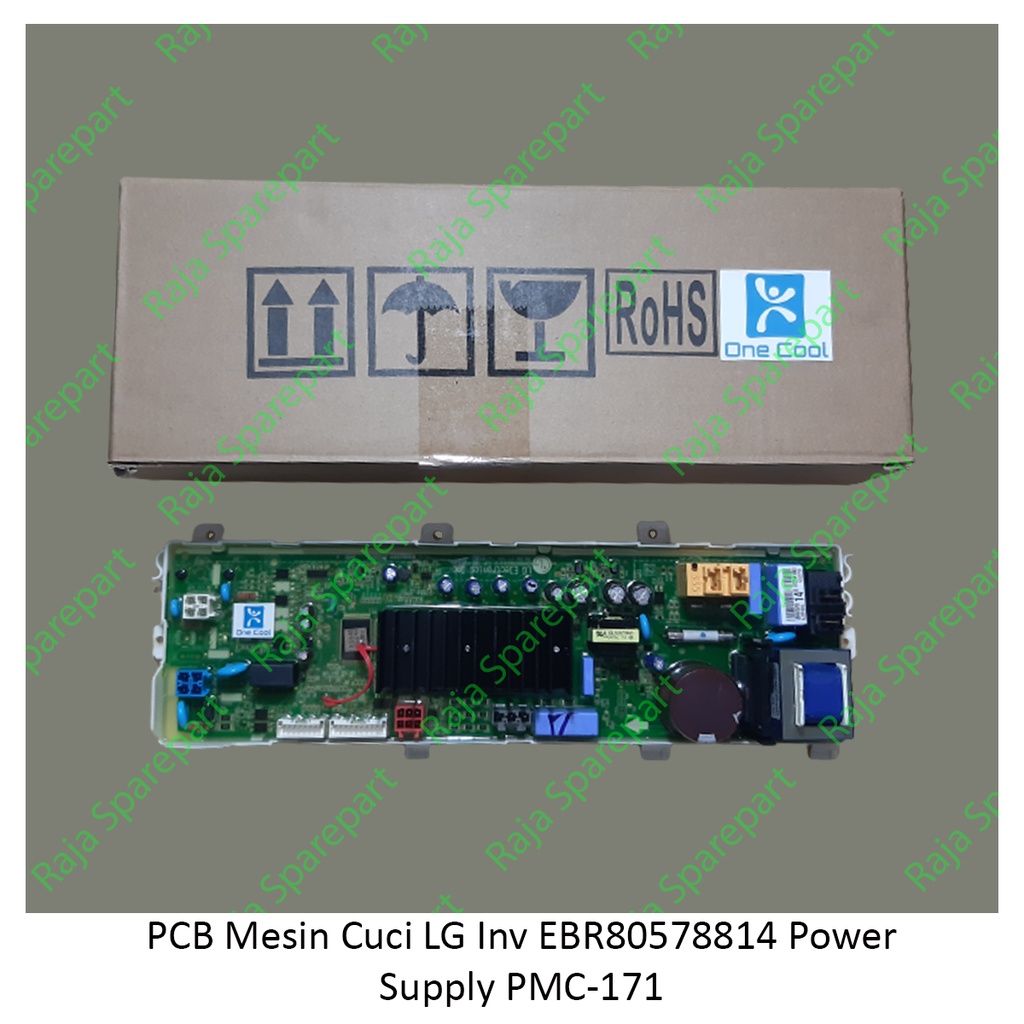 PCB/Panel/Modul Mesin Cuci LG Inverter EBR80578814 Power Supply PMC-171 Merk OneCool