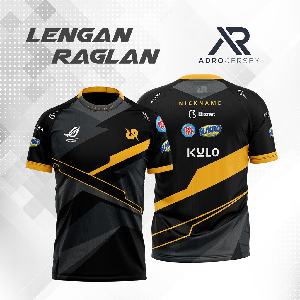 JERSEY RRQ M2 2021 MOBILE LEGEND CUSTOM NICKNAME