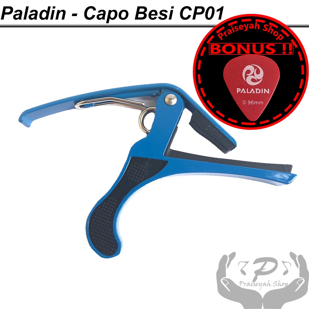 Capo Gitar Besi Dluxe CP01 Kapo Akustik String maupun Klasik