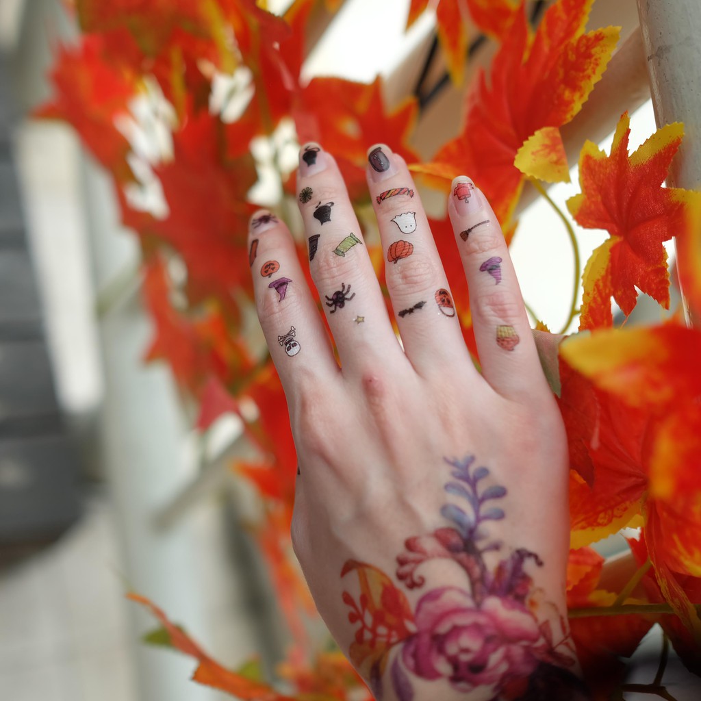 

POTATOO NAIL HALLOWEEN Temporary Tatto Sticker